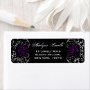 Search for spiderweb return address labels Black