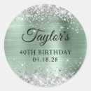 Search for mint glitter stickers Silver