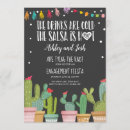 Search for cacti bridal shower invitations Mexican