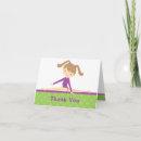 Search for gymnastics thank you cards Party