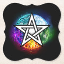 Recherche de wiccan dessous de verres Sorcière