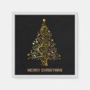 Search for black and silver christmas napkins Gold