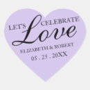 Recherche de pourpre mariage autocollants Amour