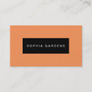 Search for black and orange business cards Stylish