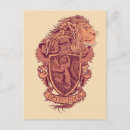 Search for lion sketch postcards Gryffindor