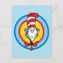 Recherche de tête de chat cartes postales Dr seuss