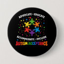 Search for autism acceptance buttons Neurodiversity