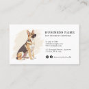 Search for german shepherd business cards Pet sitting