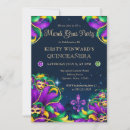 Recherche de mardi gras quinceanera invitations Violet