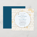 Search for golden baby shower invitations Vintage