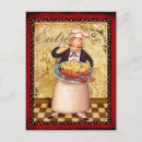 Recherche de restaurant decor cartes postales Caricature