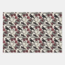 Search for ravens wrapping paper Vintage