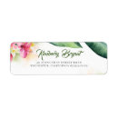 Search for hibiscus flowers return address labels Hawaii