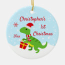 Search for t rex dinosaur ornaments Xmas