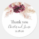 Search for blush floral wedding stickers Elegant modern floral