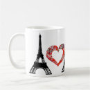 Search for i love paris mugs Heart