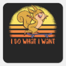 Search for funny squirrels stickers Forest animal