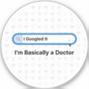 Recherche de docteur drôle autocollants Humour médical