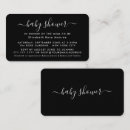 Search for black baby shower invitations Simple