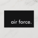 Search for air force business cards Army
