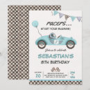 Recherche de track invitations Fête d'anniversaire de course