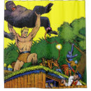 Search for gorilla shower curtains Animal