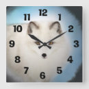 Recherche de renard arctique horloges Renards