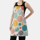 Search for bubbles long aprons Polka dots