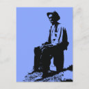 Search for blues man postcards Music