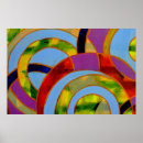 Recherche de cercles concentriques posters Moderne