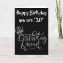 Search for 20th birthday cards Niece