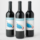 Search for chicken wine labels Watercolor