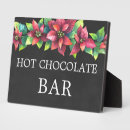 Search for christmas wedding tabletop signs Poinsettia