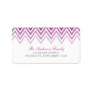 Search for purple ombre return address labels Elegant
