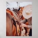 Search for horse and cowboy posters Saddle