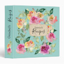 Search for grandmas book avery recipe binders Floral