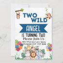 Search for two wild boy birthday invitations Boys 2nd birthday