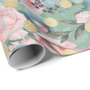 Search for gold floral wrapping paper Green
