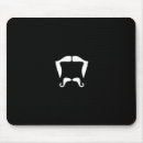 Search for moustached mousepads Black