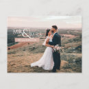 Search for monogram wedding stamp postcards Thank you