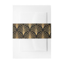 Search for christmas invitation belly bands Black