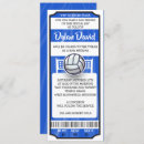 Search for soccer ticket invitations Blue