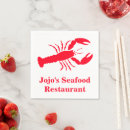 Recherche de crustacé serviettes Rouge