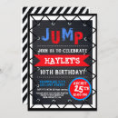 Search for trampoline park party invitations Jump