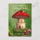 Search for toadstool birthday invitations Fairytale