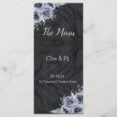 Search for black and silver wedding menus Elegant