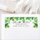 Search for lucky in love return address labels Bridal shower