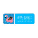 Search for pool party return address labels Splish splash
