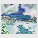 Search for river wrapping paper Snow