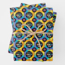 Search for rainbow stripes wrapping paper Happy birthday